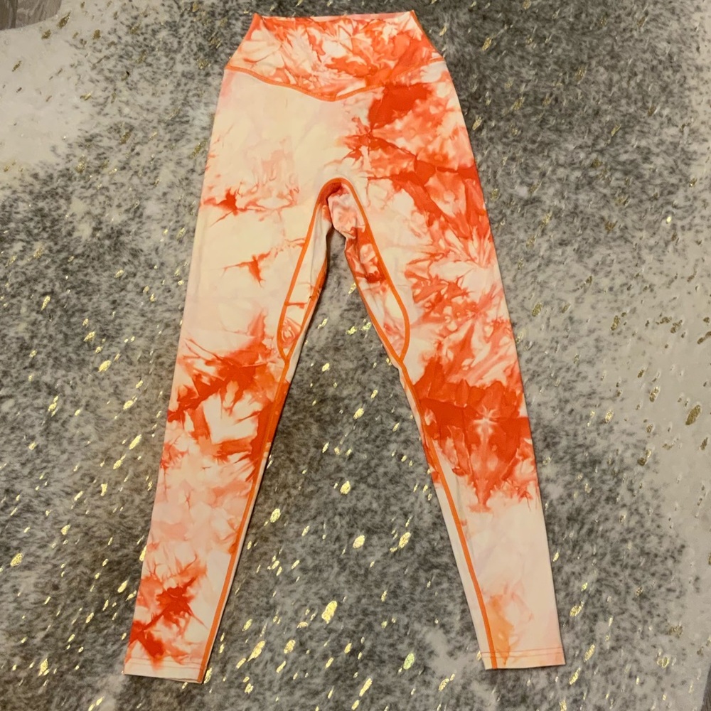 Balance Athletica Leggings Red Orange Size S